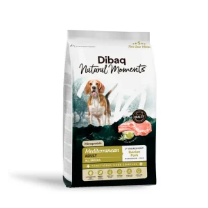 Dibaq Natural Moments Dog Mediterranean de Cerdo Ibérico y Arroz para Perros