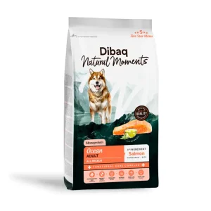 Dibaq Natural Moments Dog Ocean de Salmón y Arroz para Perros