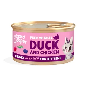 Edgard Cooper Kitten Lata de Pato y Pollo para Gatitos