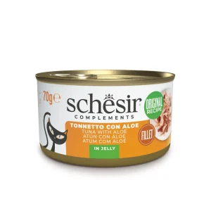Schesir Complements Lata de Atún con Áloe en Gelatina para Gatos