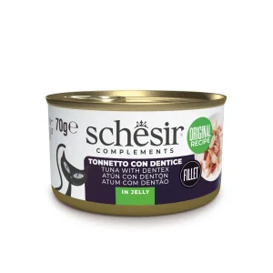 Schesir Complements Lata de Atún con Dentón en Gelatina para Gatos