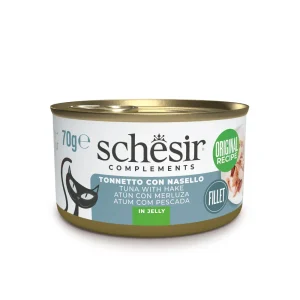 Schesir Complements Lata de Atún con Merluza en Gelatina para Gatos