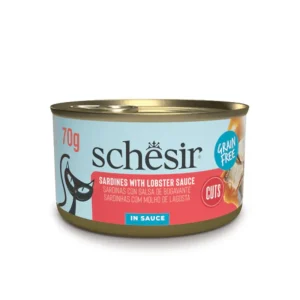 Schesir Lata de Sardinas con Salsa de Bogavante para Gatos