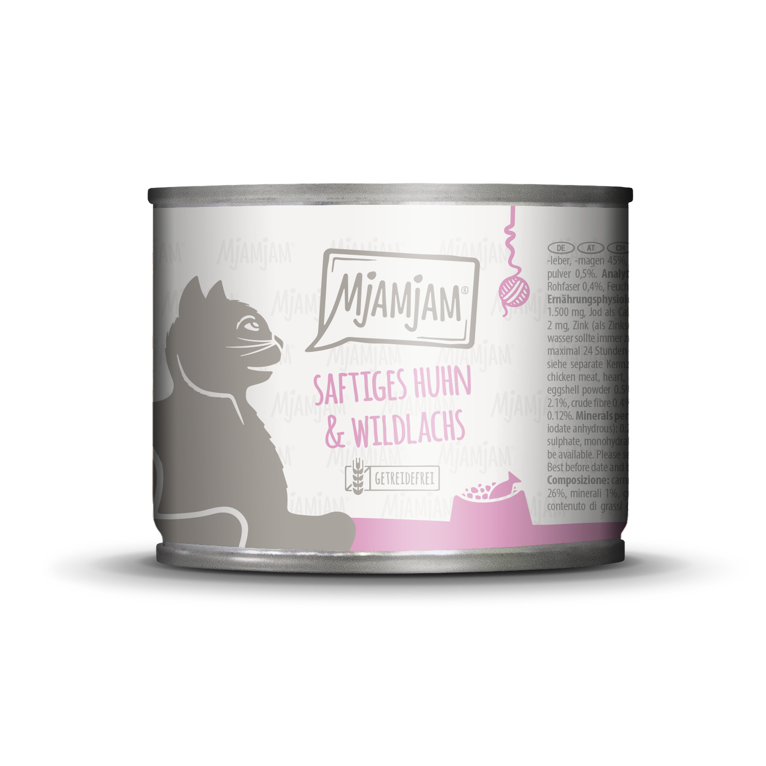 11124_MjAMjAM_Katze_200g_Huhn-Wildlachs_4260512871338