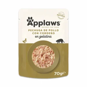 Applaws sobre de pollo y cordero en gelatina para gatos 70g
