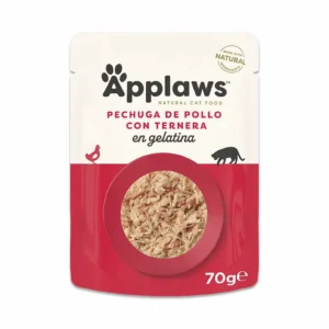 Applaws sobre de pollo y ternera en gelatina para gatos 70g