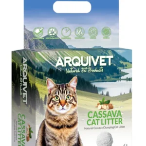 Cassava Cat Litter – Arena Aglomerante para Gatos