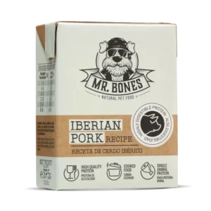 mr bones comida cocinada perro cerdo iberico con vegetales comida fresca natural