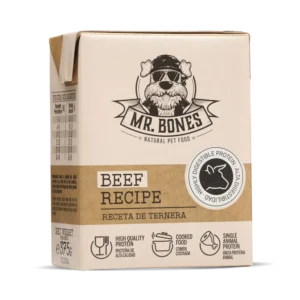 mr bones comida cocinada perro ternera con vegetales comida fresca natural