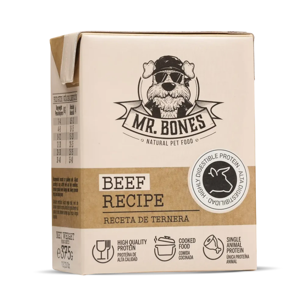 mr-bones-comida-cocinada-ternera-perro-masquepiensos mr bones comida cocinada perro ternera con vegetales comida fresca natural