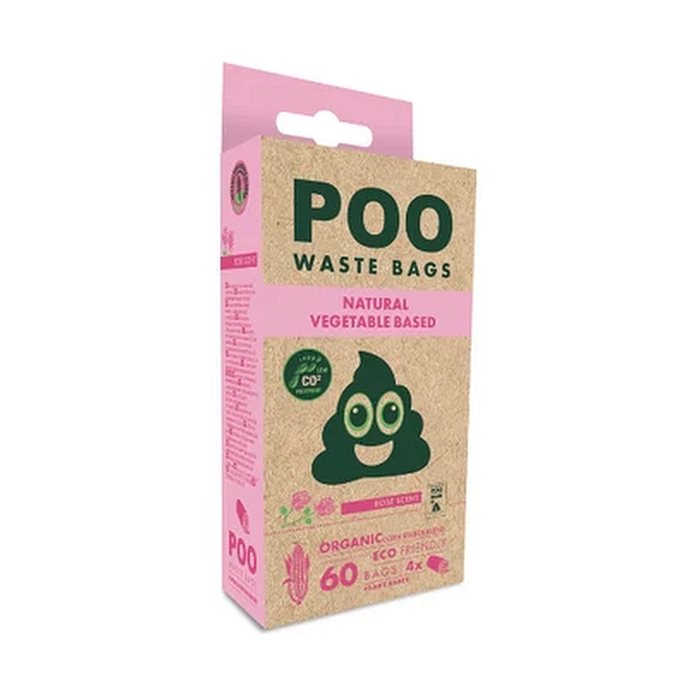 poo-waste-bags-bolsas-excrementos-aroma-rosa-masquepiensos bolsas excrementos perro poo waste bags aroma rosa biodegradables 60 bolsas